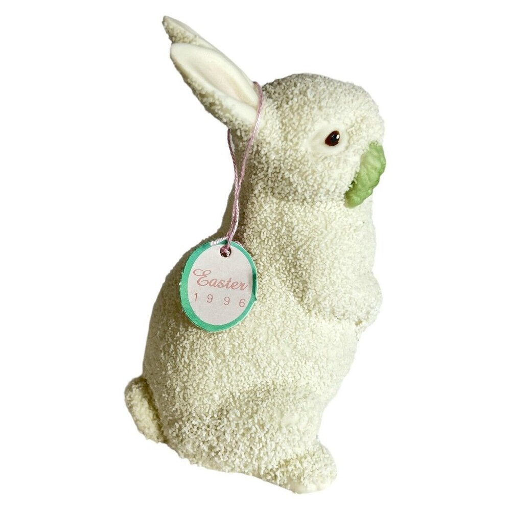 Snowbabies Dept 56 Bunny Rabbit Figurine Easter Carrot Hand Painted 1996 VTG # - Picture 4 of 8